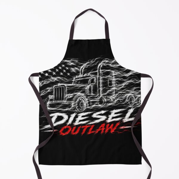Item preview, Diesel Outlaw Ghost Truck American Flag Semi Truck Trucker T-Shirt designed and sold by 18 Life Outlaw.