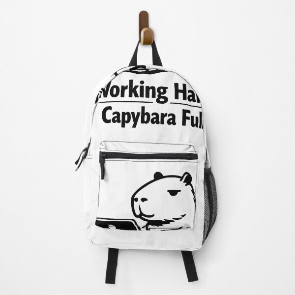 Item preview, Working Hardly, Capybara Fully – Funny Office Capybara Meme designed and sold by Jankes88.