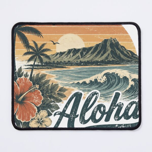 Item preview, Vintage Hawaii Aloha Paradise Found Retro Summer designed and sold by ZENVIRART.