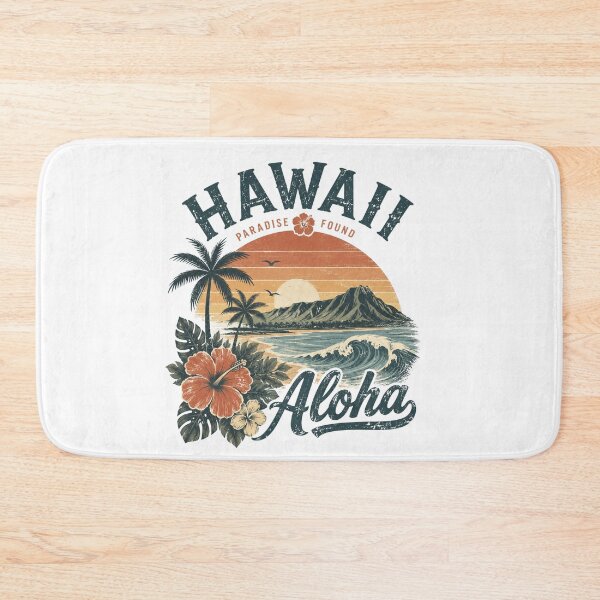 Item preview, Vintage Hawaii Aloha Paradise Found Retro Summer designed and sold by ZENVIRART.