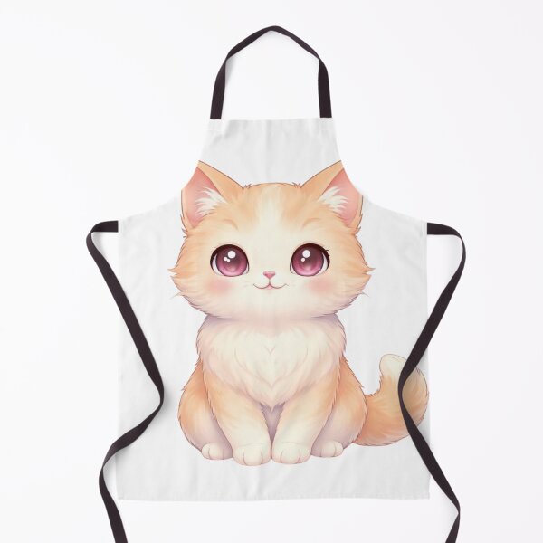 Item preview, Sweet Pink Eyes Cat Kawaii designed and sold by PurrfectClubArt.