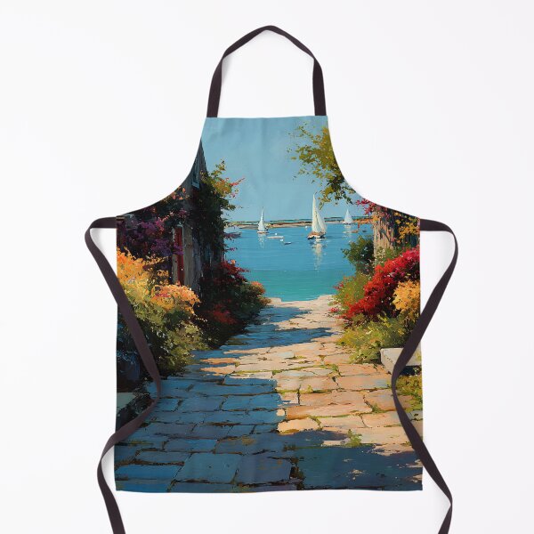 Item preview, Sunny Nantucket Alley – Coastal Summer Path to the Sea designed and sold by daila70.