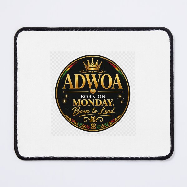 Item preview, Adwoa – Born on Monday, Born to Lead designed and sold by AfricanNames.