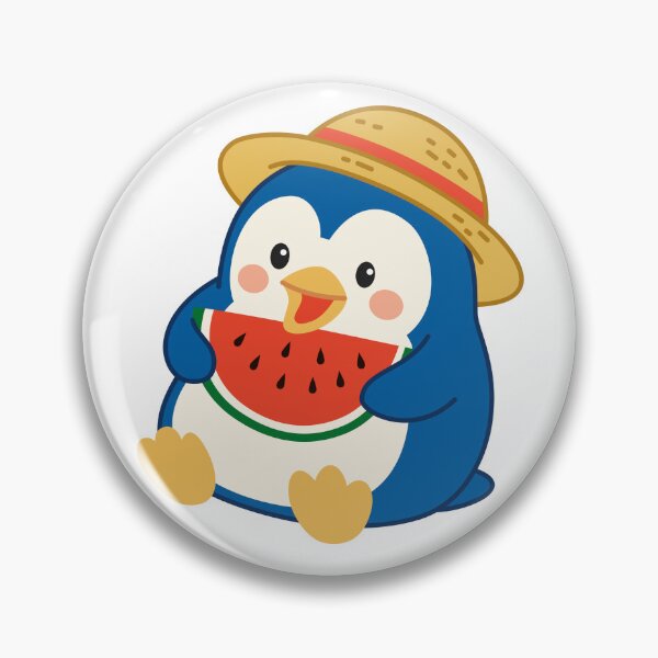 Item preview, Cute Summer Penguin Eating Watermelon designed and sold by Anne97s.