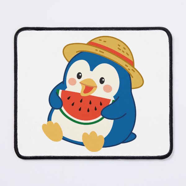 Item preview, Cute Summer Penguin Eating Watermelon designed and sold by Anne97s.
