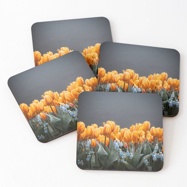 Item preview, Orange Tulip Flowers Moody Botanical Art designed and sold by Mutezone.