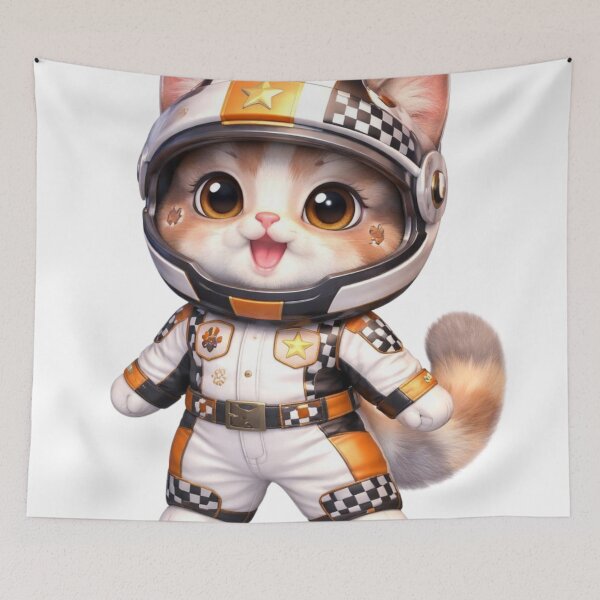 Item preview, Racing Cat Driver Costume designed and sold by PurrfectClubArt.