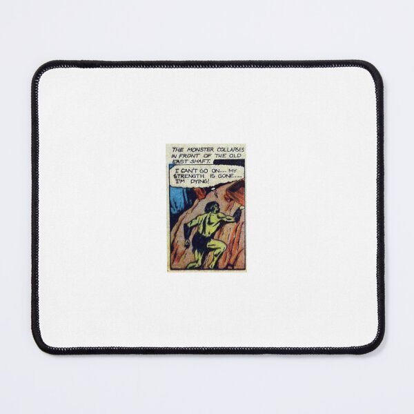 Item preview, The Monster Collapses Vintage Retro Horror Comic Panel designed and sold by Lilith.3x313 Vault.