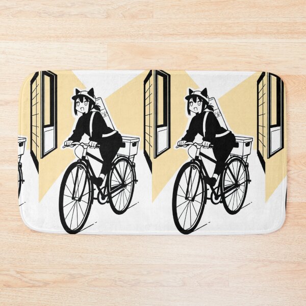 Item preview, Character - Ramen Girl Black Bike Surprised designed and sold by DoodyPets.