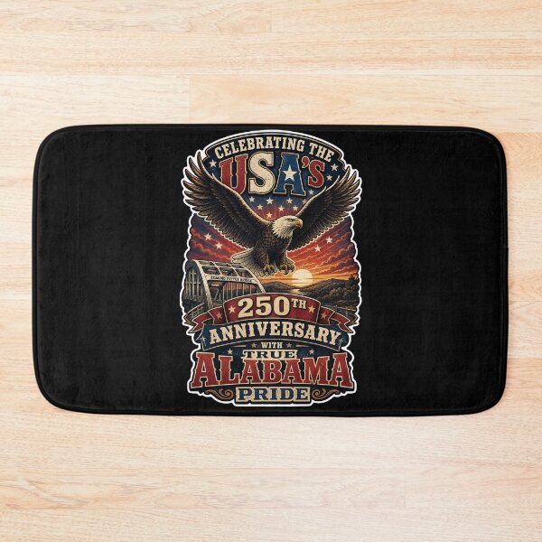 Item preview, Celebrating USA 250th Anniversary Alabama Pride designed and sold by No Limits T-Shirts.