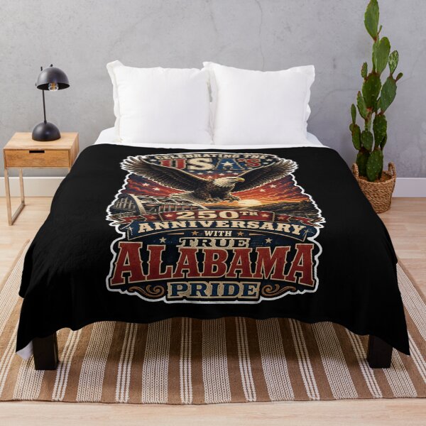 Item preview, Celebrating USA 250th Anniversary Alabama Pride designed and sold by No Limits T-Shirts.