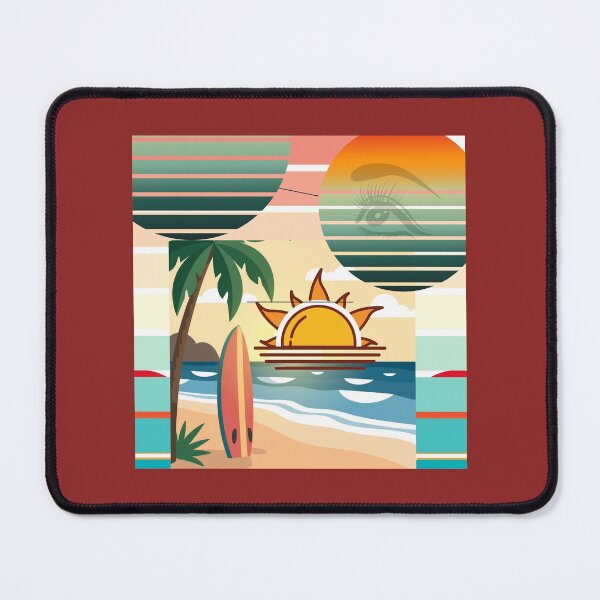 Item preview, retro beach designed and sold by Jillybean1060.