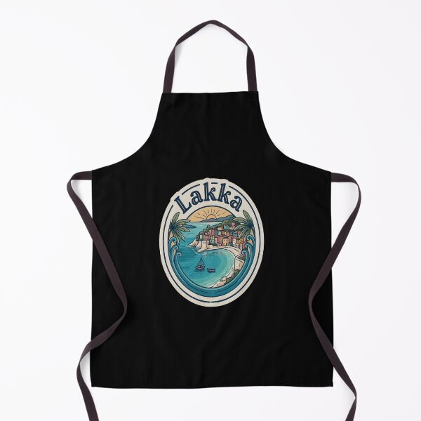 Item preview, Lakka Paxos Vintage Travel Sticker – Retro Ionian Bay Illustration designed and sold by stickercuffs.