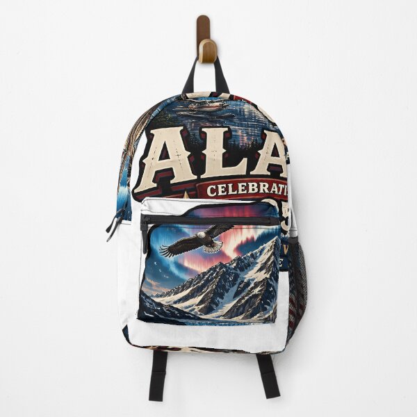 Item preview, Alaska 250th USA Anniversary Grizzly Bear Eagle designed and sold by No Limits T-Shirts.