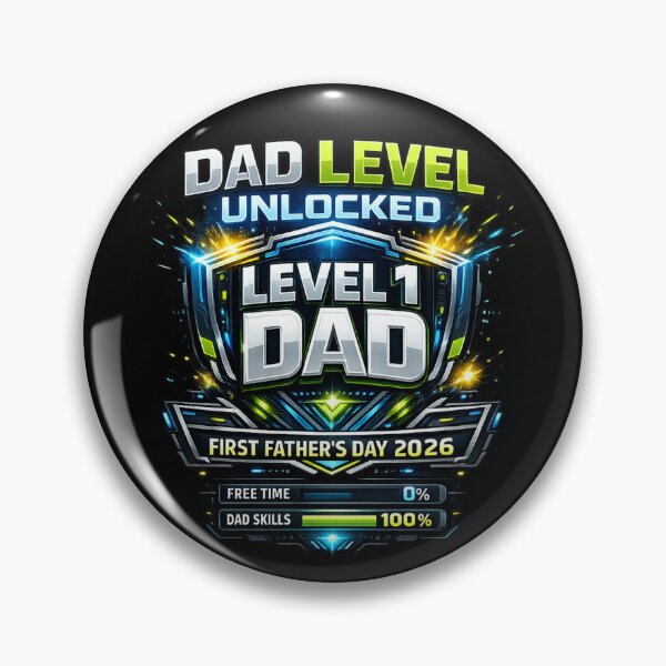 Item preview, Dad Level Unlocked Shirt, First Father's Day 2026, Gamer Dad Gift, New Dad  designed and sold by XYZ Studio.