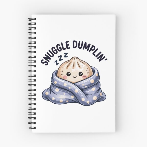 Item preview, Snuggle Dumplin' – Cozy Sleeping Kawaii Dumpling Design designed and sold by EmeraldeaArt.