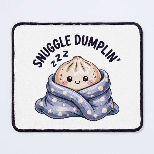 Item preview, Snuggle Dumplin' – Cozy Sleeping Kawaii Dumpling Design designed and sold by EmeraldeaArt.