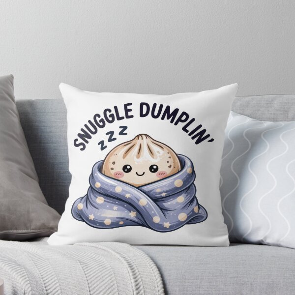 Item preview, Snuggle Dumplin' – Cozy Sleeping Kawaii Dumpling Design designed and sold by EmeraldeaArt.