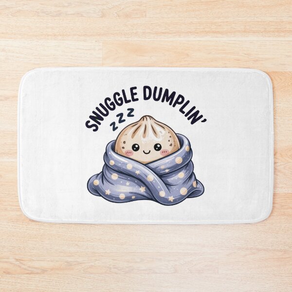 Item preview, Snuggle Dumplin' – Cozy Sleeping Kawaii Dumpling Design designed and sold by EmeraldeaArt.