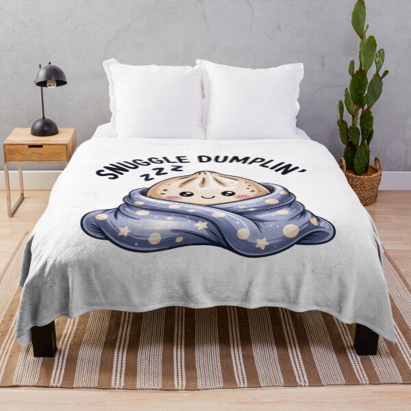 Item preview, Snuggle Dumplin' – Cozy Sleeping Kawaii Dumpling Design designed and sold by EmeraldeaArt.