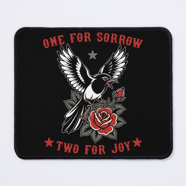 Item preview, Magpie Tattoo Design, One For Sorrow designed and sold by Proverbial Wisdom Design.