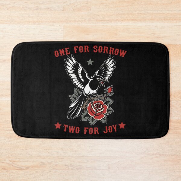 Item preview, Magpie Tattoo Design, One For Sorrow designed and sold by Proverbial Wisdom Design.