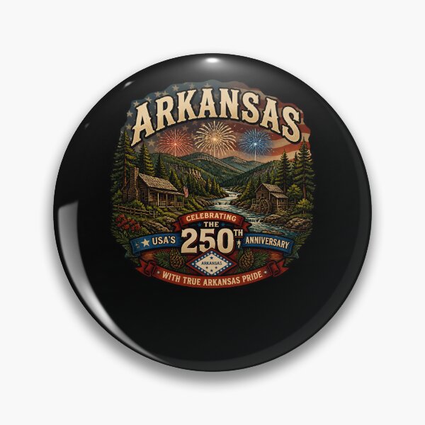 Item preview, Arkansas USA 250th Anniversary Patriotic State Pride designed and sold by No Limits T-Shirts.