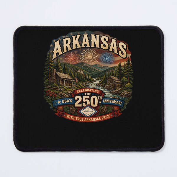 Item preview, Arkansas USA 250th Anniversary Patriotic State Pride designed and sold by No Limits T-Shirts.