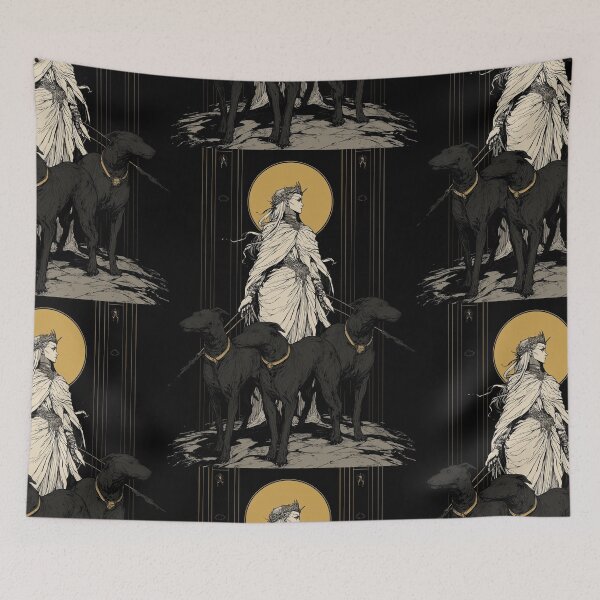 Item preview, Hekate and her hounds designed and sold by MendaciousMina.