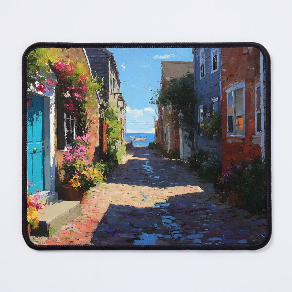 Item preview, Nantucket Cobblestone Path Coastal Village Lane to the Ocean designed and sold by daila70.