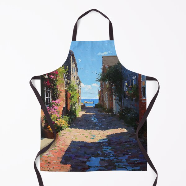 Item preview, Nantucket Cobblestone Path Coastal Village Lane to the Ocean designed and sold by daila70.