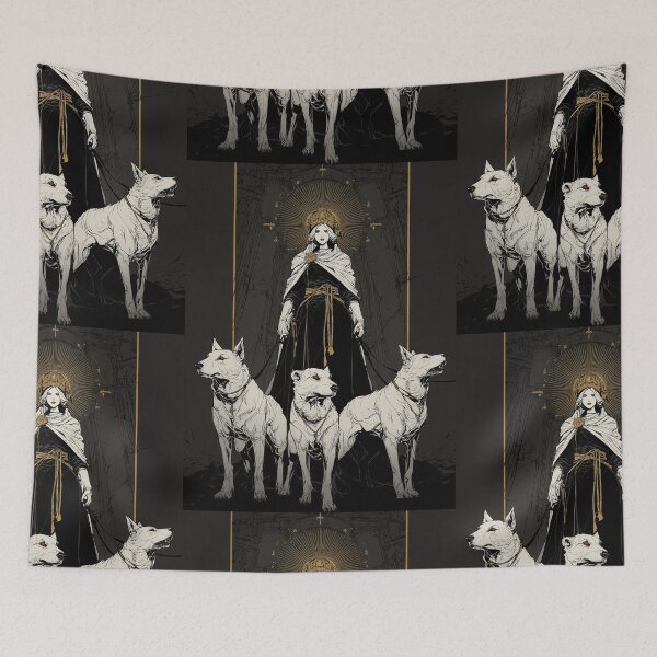 Item preview, Hekate and her hounds designed and sold by MendaciousMina.