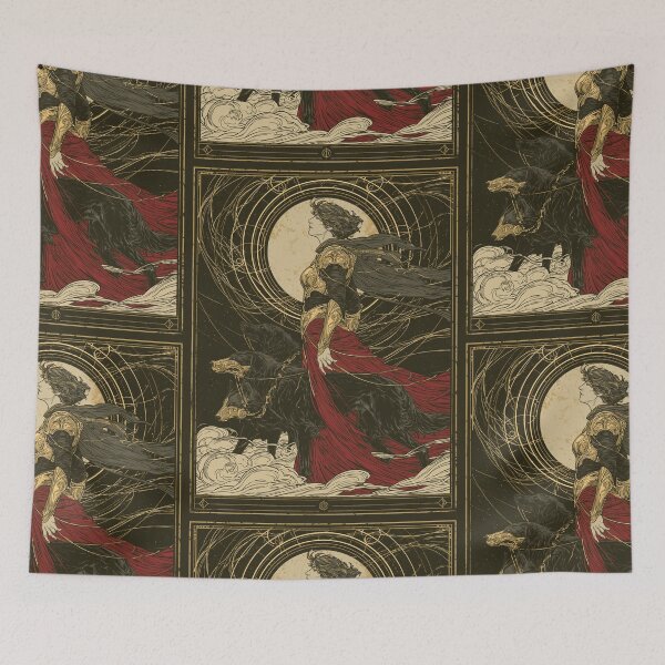 Item preview, Hekate and her hounds designed and sold by MendaciousMina.