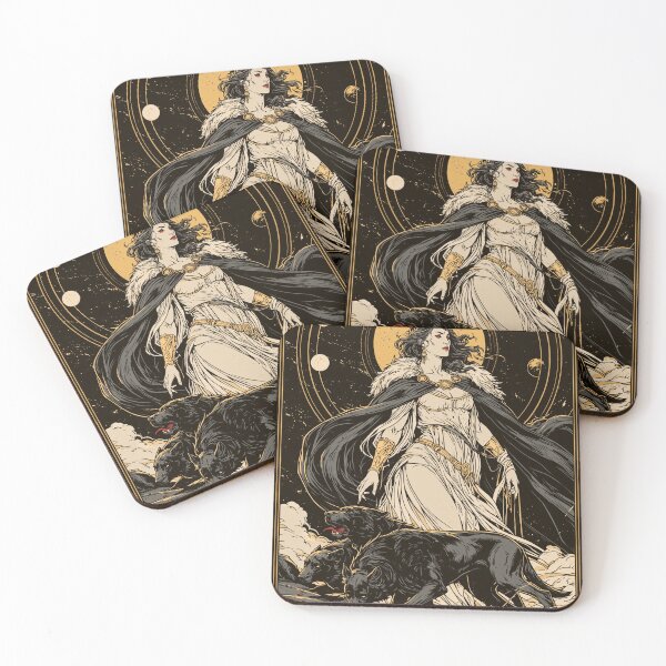 Item preview, Hekate and her hounds designed and sold by MendaciousMina.