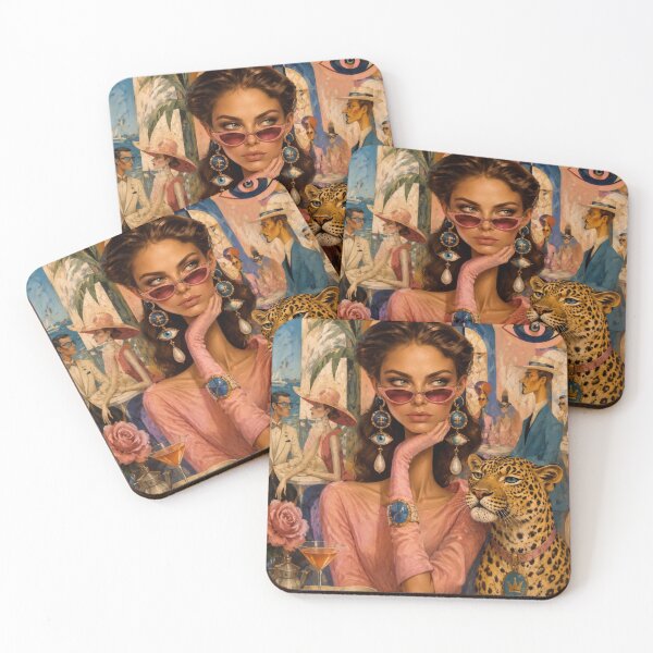 Item preview, A woman and a leopard. designed and sold by Natalia-Vlad.