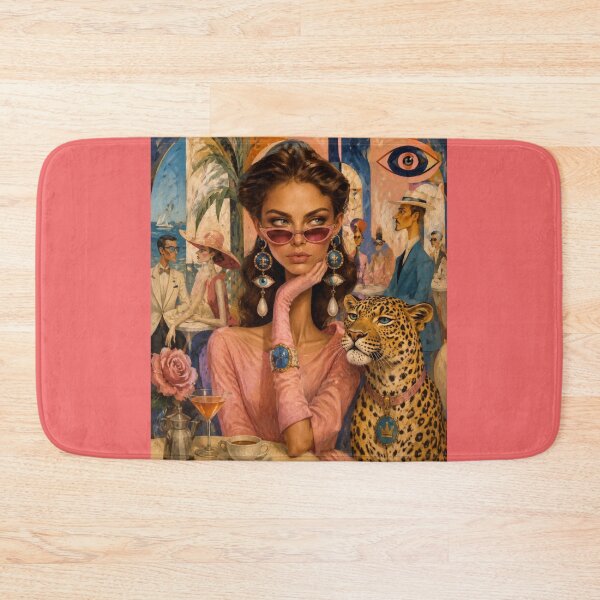 Item preview, A woman and a leopard. designed and sold by Natalia-Vlad.