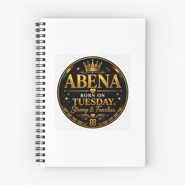 Item preview, Abena – Born on Tuesday, Strong & Fearless designed and sold by AfricanNames.