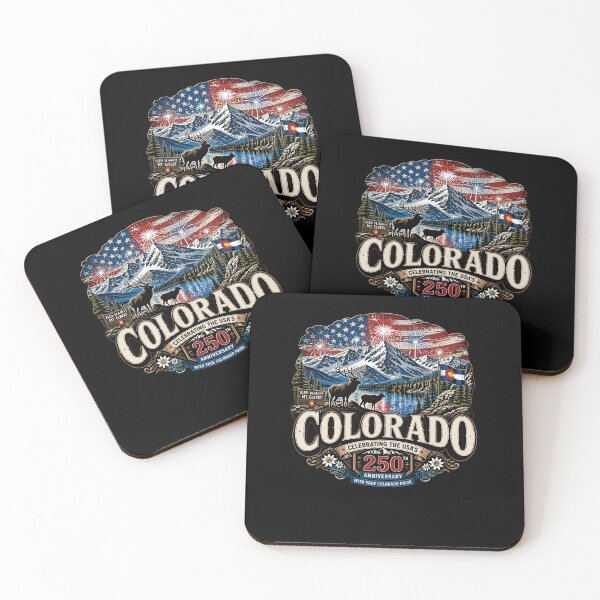 Item preview, Colorado 250th Anniversary USA Patriotic Elk Mountain designed and sold by No Limits T-Shirts.