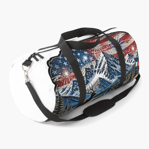 Item preview, Colorado 250th Anniversary USA Patriotic Elk Mountain designed and sold by No Limits T-Shirts.