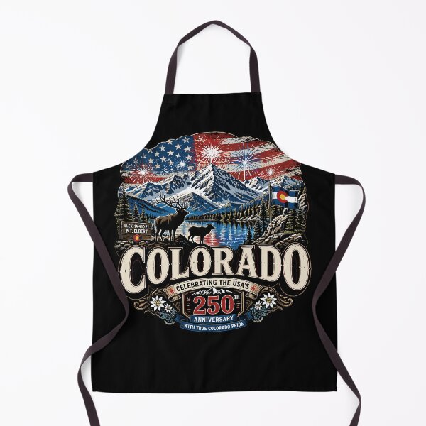 Item preview, Colorado 250th Anniversary USA Patriotic Elk Mountain designed and sold by No Limits T-Shirts.