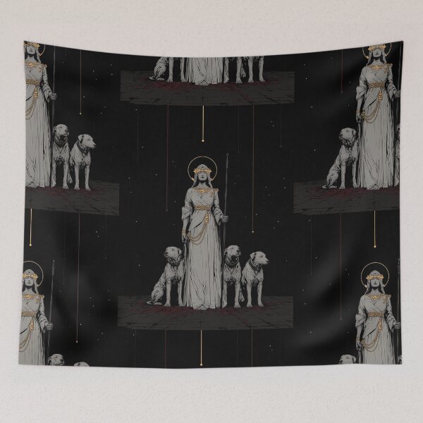 Item preview, Hekate and her hounds designed and sold by MendaciousMina.