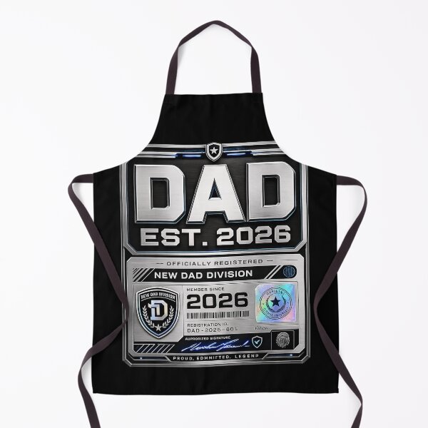 Item preview, Dad Est 2026 Shirt, First Father's Day Gift, Officially Registered Dad designed and sold by XYZ Studio.