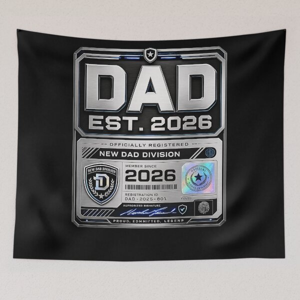 Item preview, Dad Est 2026 Shirt, First Father's Day Gift, Officially Registered Dad designed and sold by XYZ Studio.