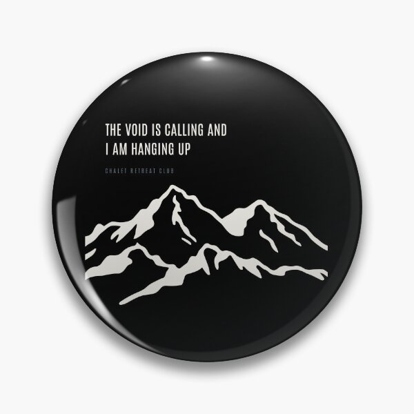Item preview, The Void is Calling and I am Hanging Up Minimal Mountain designed and sold by SlothcoreVibes.