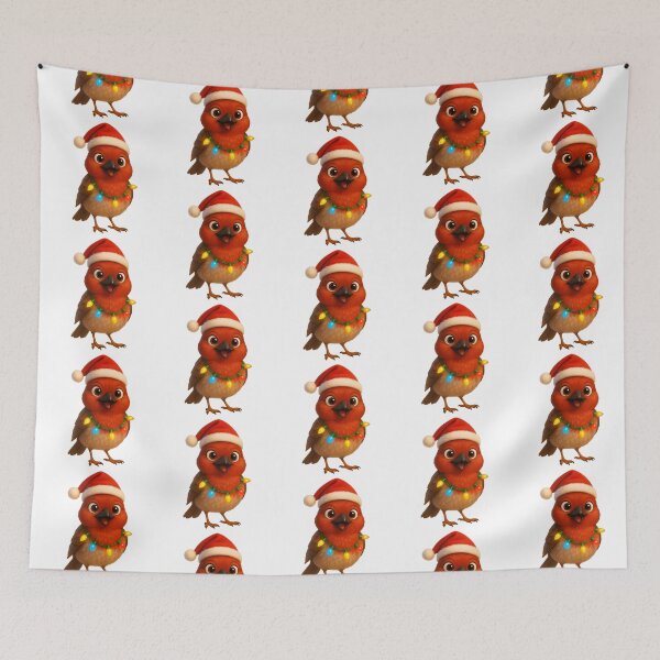Item preview, Christmas House Finch designed and sold by Sillytoe.