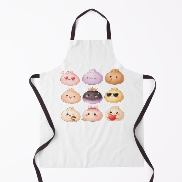 Item preview, 9 Cute Kawaii Dumplings – Adorable Food Character Collection designed and sold by EmeraldeaArt.