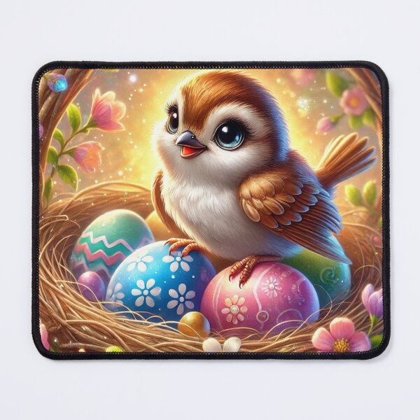 Item preview, Easter - A Happy Sparrow in the Easter Nest designed and sold by LegademaArt.