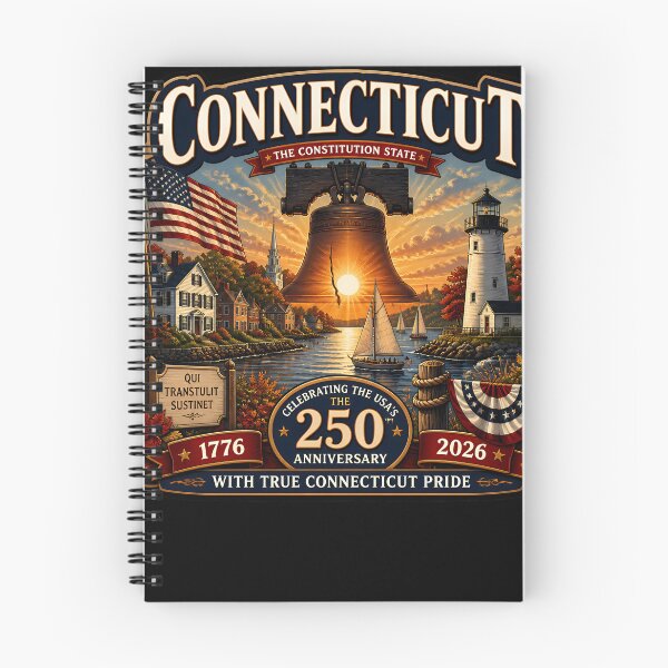 Item preview, Connecticut 250th Anniversary Constitution State designed and sold by No Limits T-Shirts.