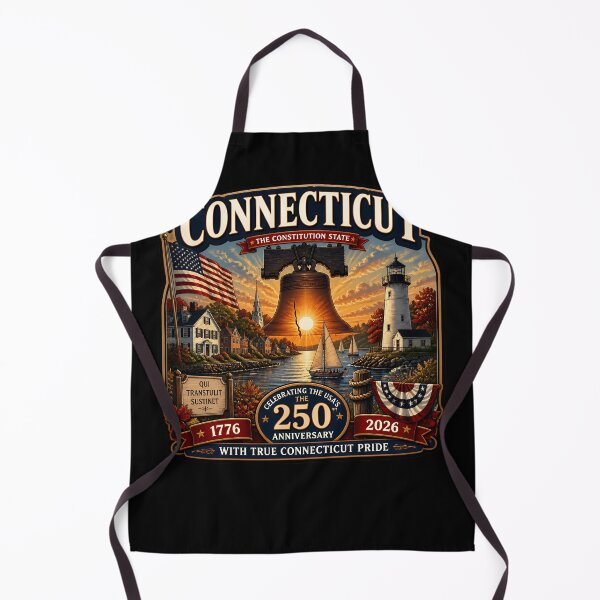Item preview, Connecticut 250th Anniversary Constitution State designed and sold by No Limits T-Shirts.