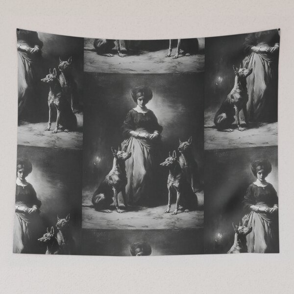 Item preview, Hekate and her hounds designed and sold by MendaciousMina.